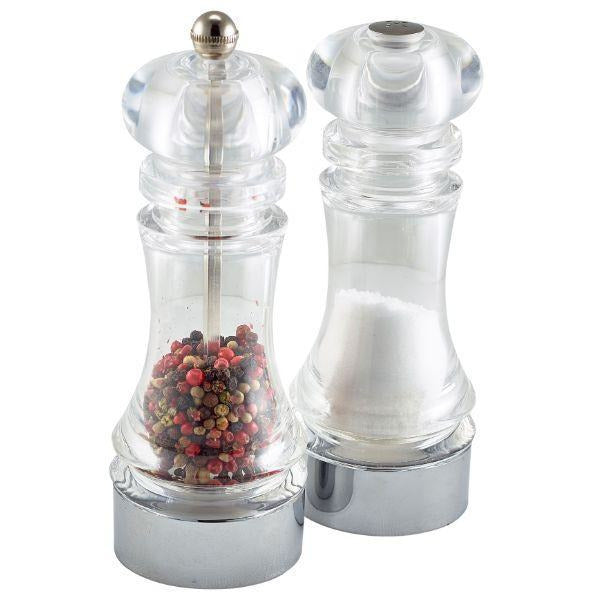 Acrylic Pepper Mill & Salt Shaker Set