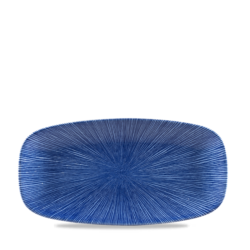Studio Prints Agano Blue  Chefs Oblong Plate 11 3/4X6" Box 12