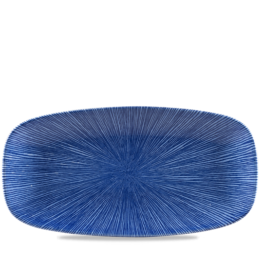 Studio Prints Agano Blue  Chefs Oblong Plate 13 7/8X7 3/8" Box 6