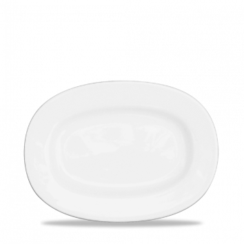 Alchemy Gold Bd Rimmed Oval Plate 8" Box 12