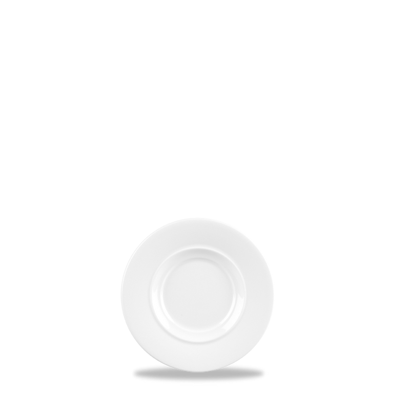 Alc Ambience White Can Coffee Saucer 5 1/2" Box 6