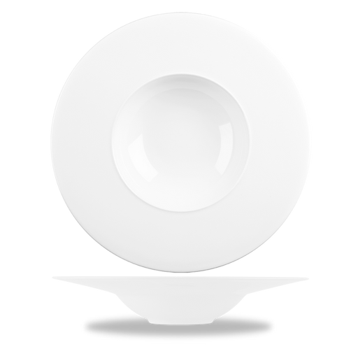 Alc Ambience White Medium Rim Bowl 11" Box 6