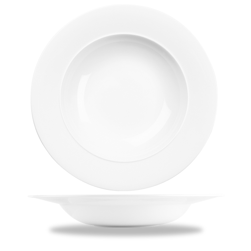 Alc Ambience White Standard Rim Bowl 12.5" Box 6