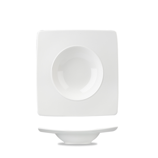 Alc Ambience White  Square Bowl 8.25" Box 6