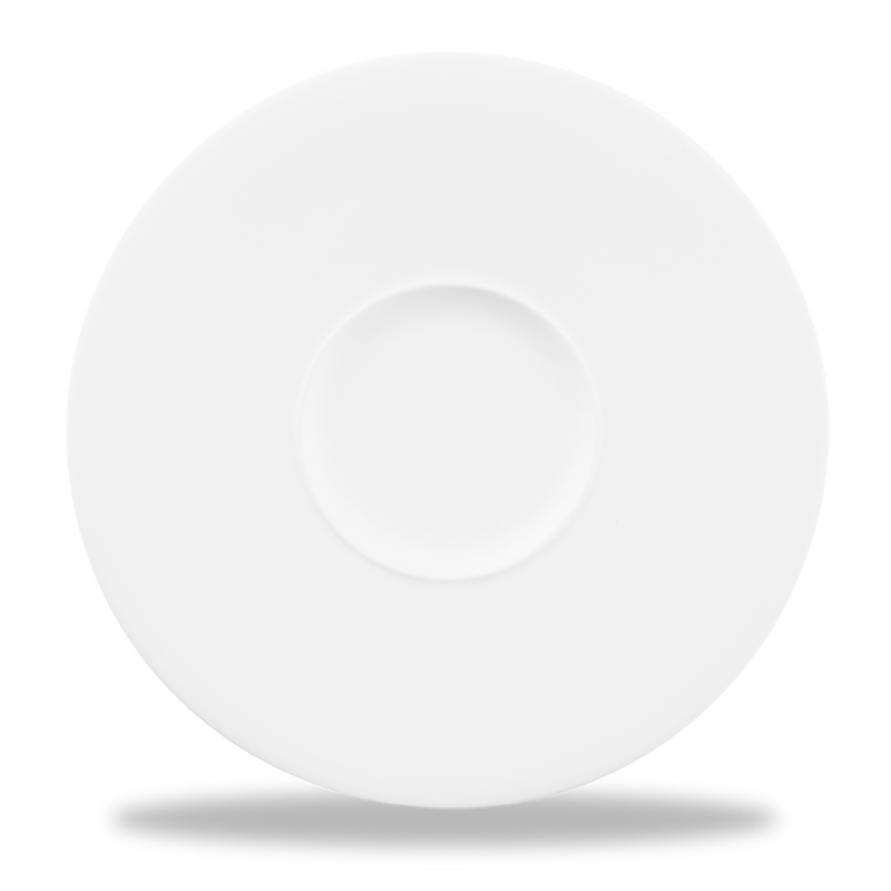 Alc Ambience White Wide Rim Plate 11" Box 6