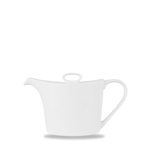 Alc Ambience White Oval Teapot 15Oz Box 6