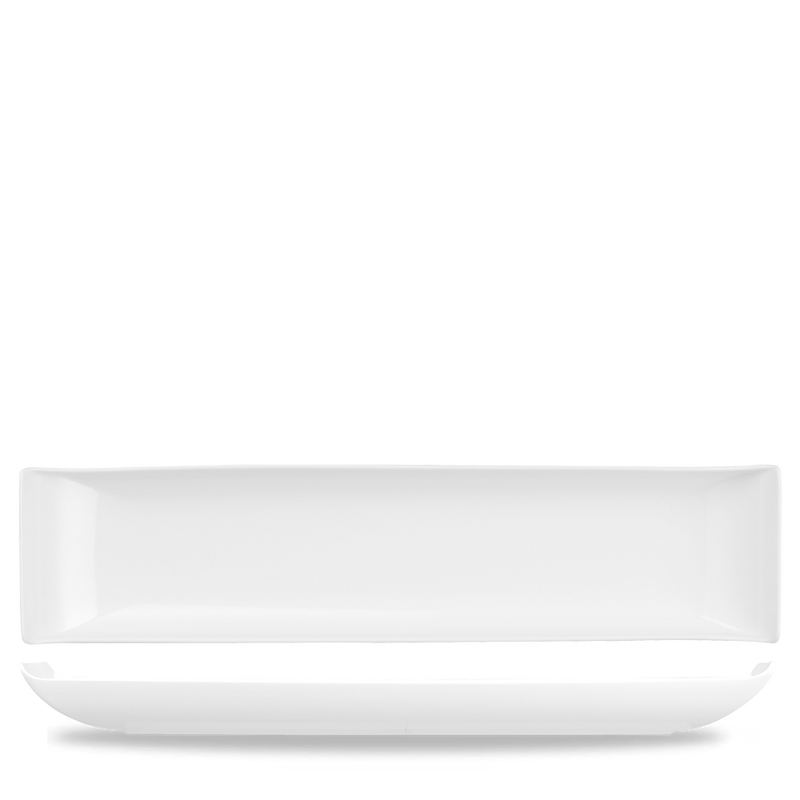 Alchemy Balance White  Buffet Boat Dish 20.375" Box 4