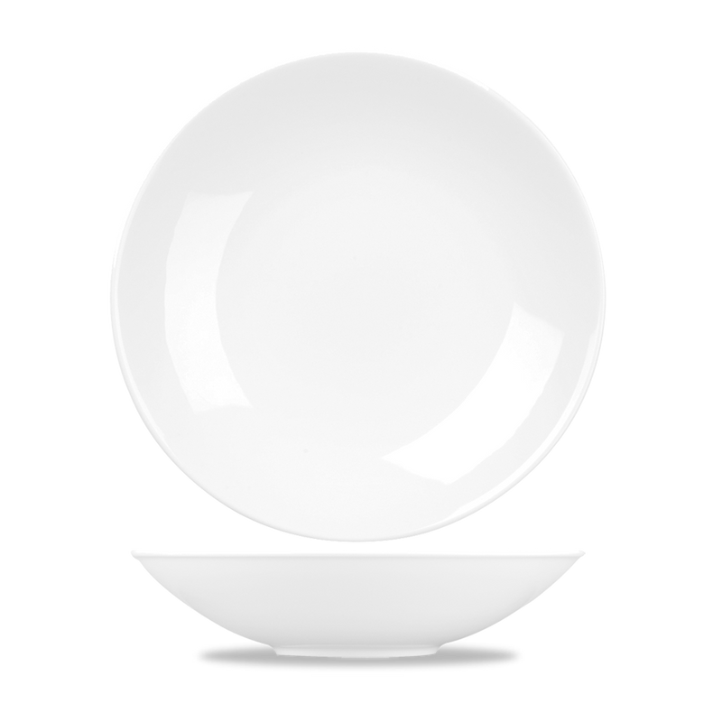 Alchemy Balance White Coupe Bowl 10.5" Box 6