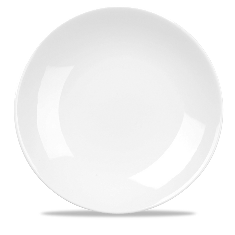 Alchemy Balance White Coupe Plate 12" Box 6