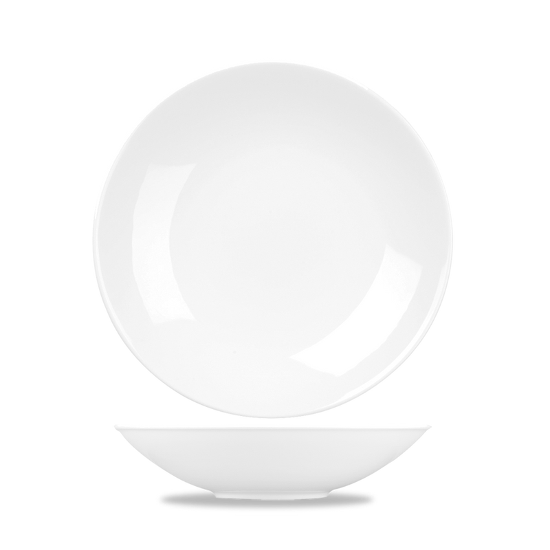 Alchemy Balance White Coupe Bowl 8" Box 6