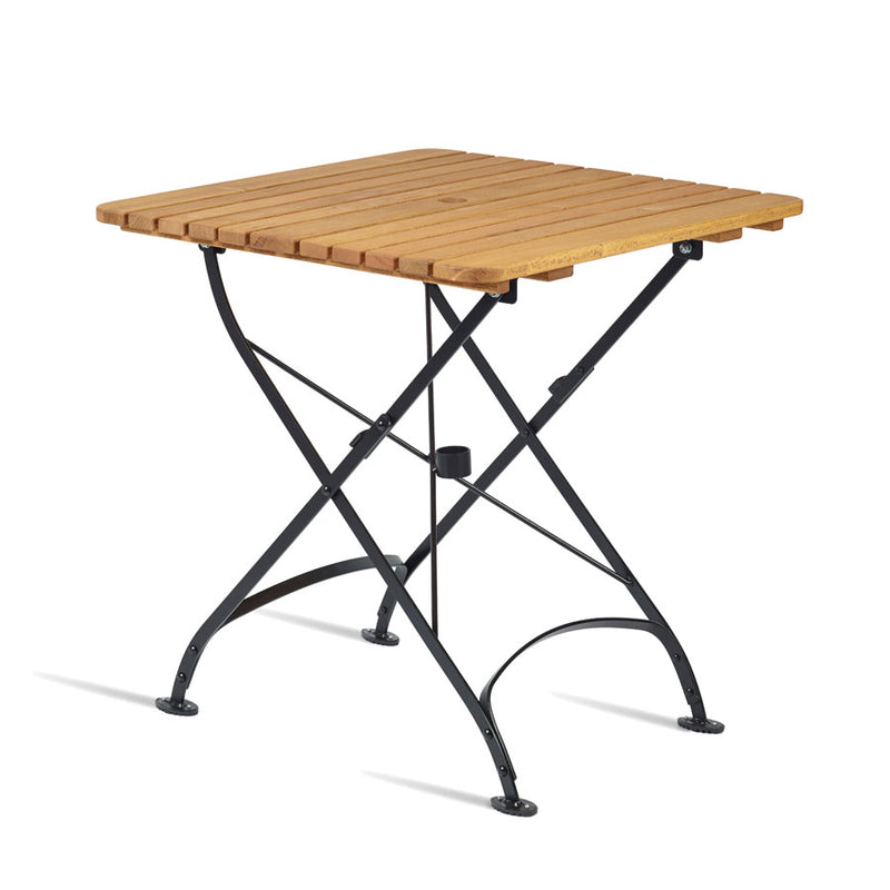 Beautifully crafted folding table
A firm favourite for pubs, garden centres, caf?ÇÜs and boutique bistros. Competitive price, very sturdy, folds flat for easy storage
