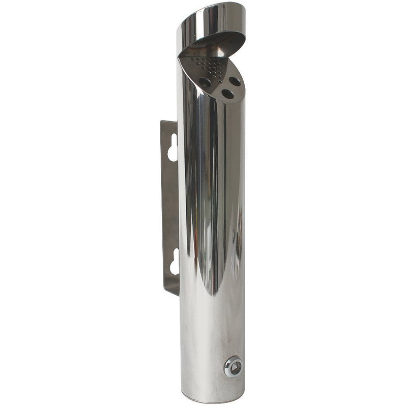 Cylinder Wall-Mounted St/St. Ashtray 46X7.5cm