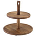 For sale Acacia Wood Two Tier Cake Stand in United Kingdom by Smashing Supplies