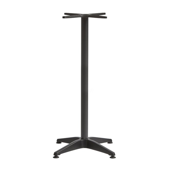 Alby Poseur Table Base - Alu - Black