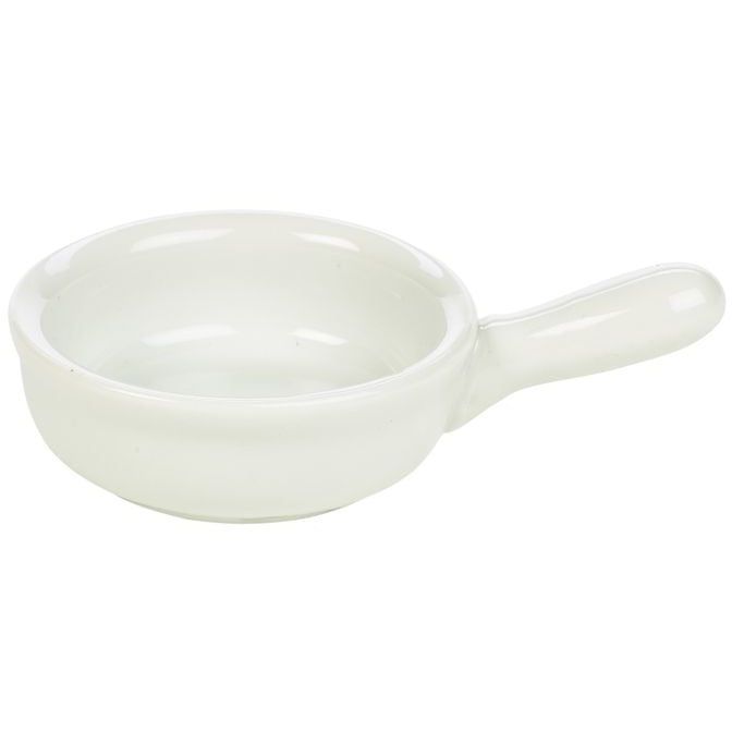 Porcelain Miniature Frying Pan 9.5 x 6 x 3cm/3.75 x 2.25 x 1.2"