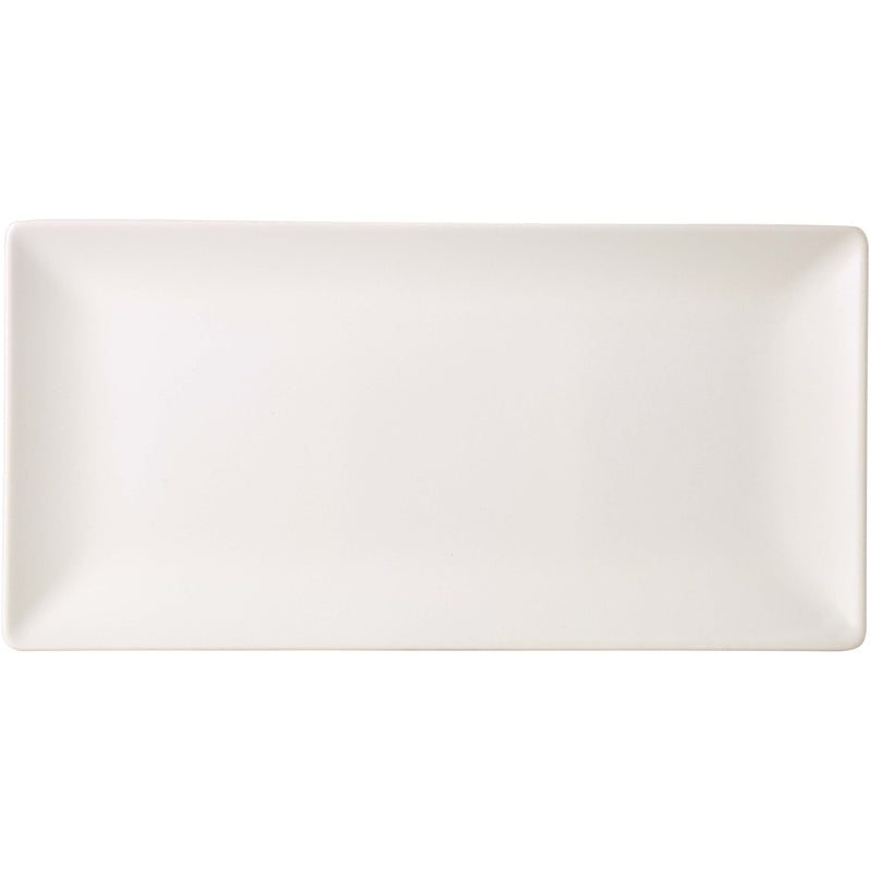 Luna Stoneware White Rectangular Plate 30 x 20cm/12 x 6"