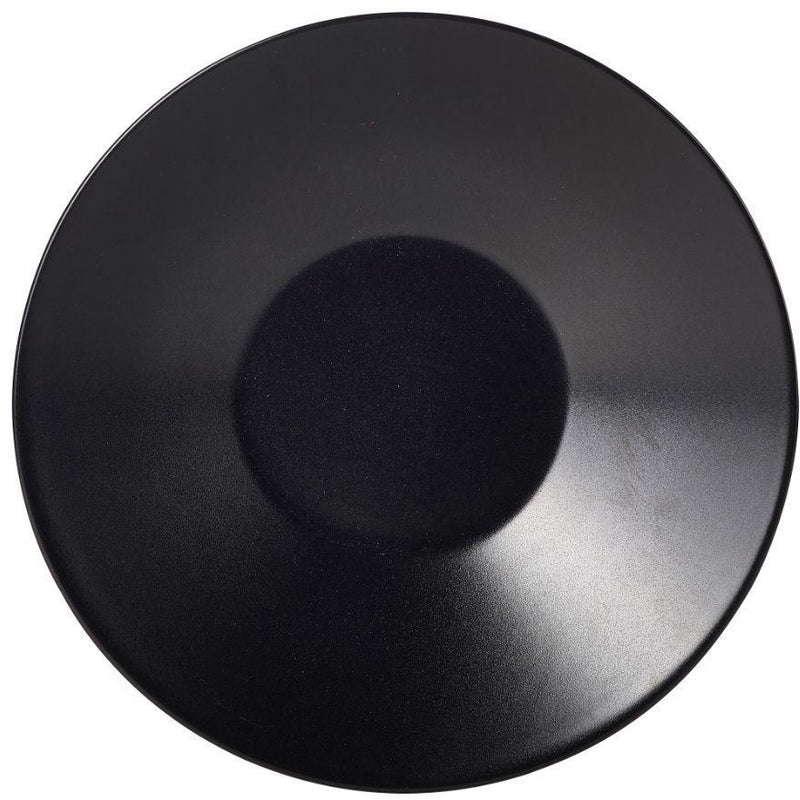 Luna Stoneware Black Soup Plate 23 x 5cm/9.25 x 2"