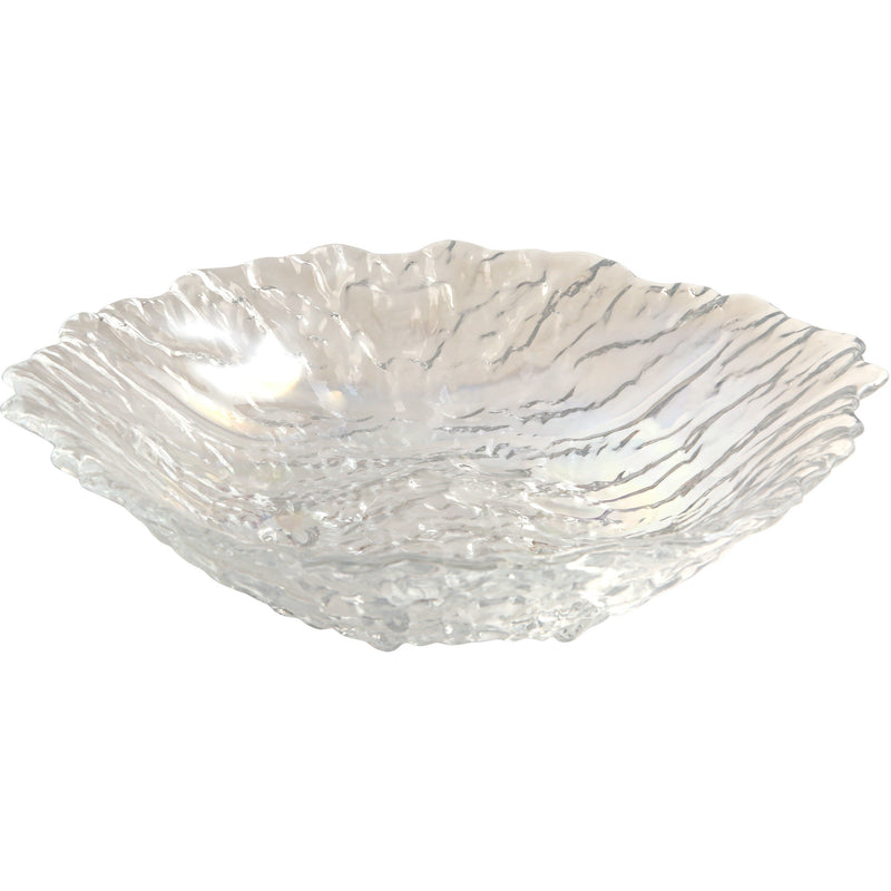 Glacier Glass Salad Bowl 25cm Dia