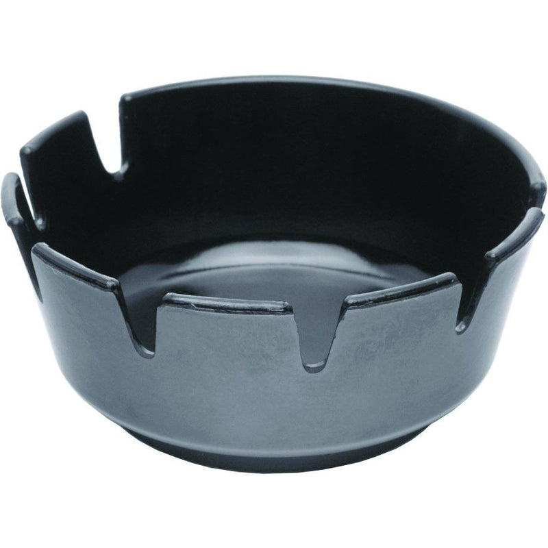Melamine Deep Ashtray Black 100mm Dia