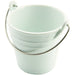 Ceramic Bucket W/ St/St Handle 11cm Dia