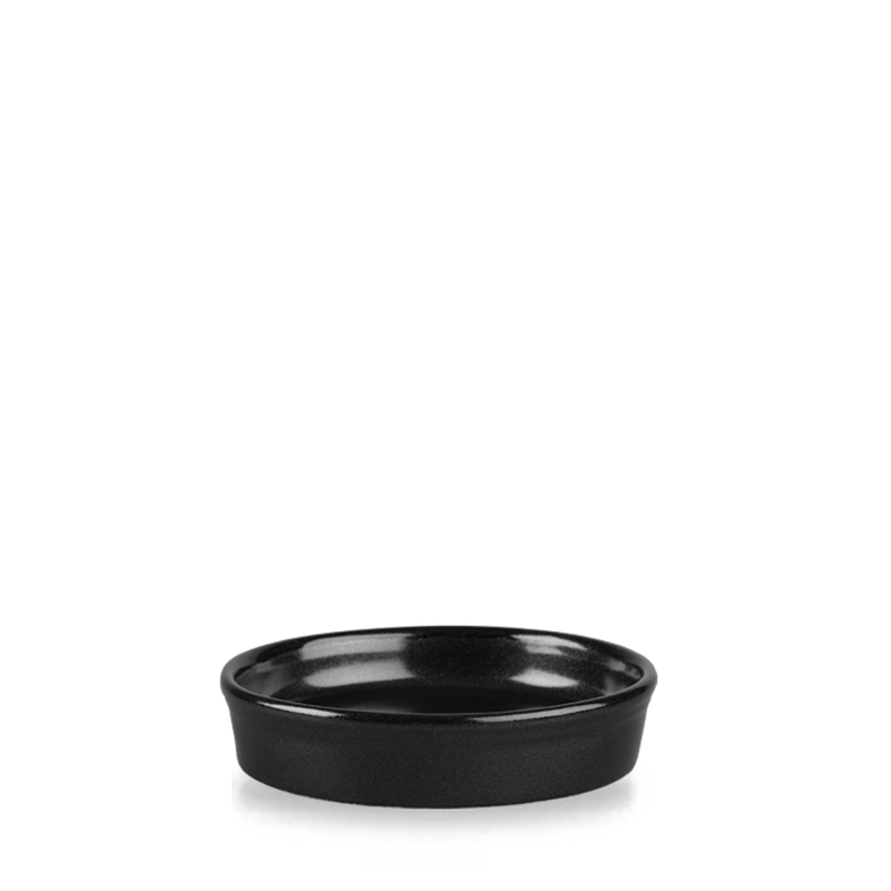 Metallic Black  Mezze Dish 4Oz Box 12