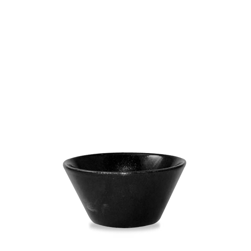 Metallic Black Zest Snack Bowl 10Oz Box 12