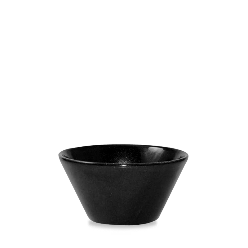 Metallic Black Zest Snack Bowl 12Oz Box 12