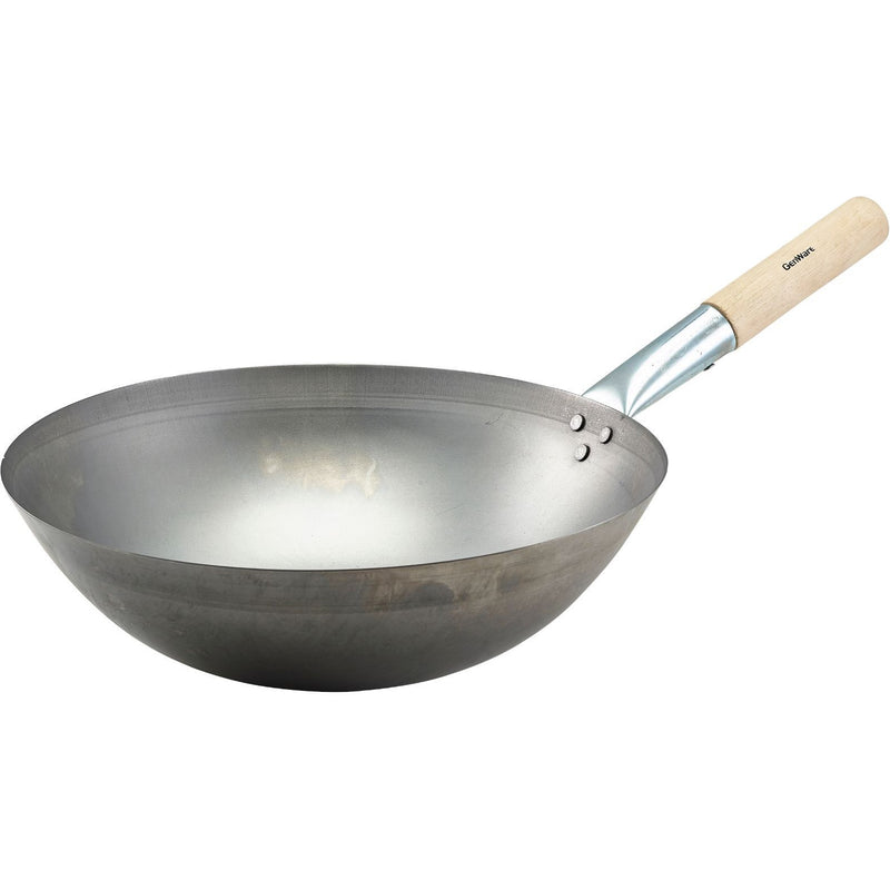Black Iron Wok Round Base 14"/35.6cm