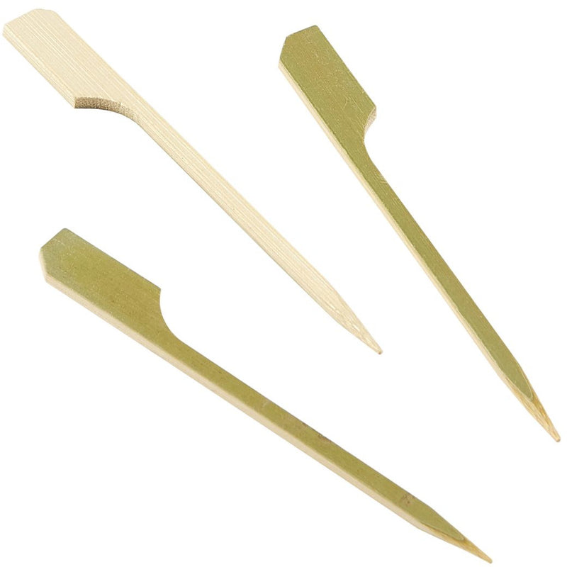 Bamboo Gun Shaped Paddle Skewers 9cm/3.5" (100pcs)