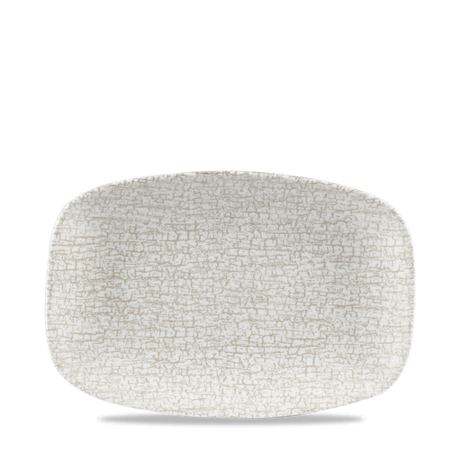 Breccia Agate Grey  Chefs Oblong Plate 9.35"X6.2" Box 12