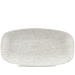 Breccia Agate Grey  Chefs Oblong Plate 13 7/8X7 3/8" Box 6