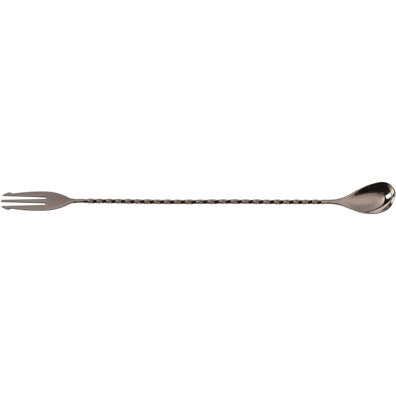 Gun Metal Fork End Bar Spoon 32cm