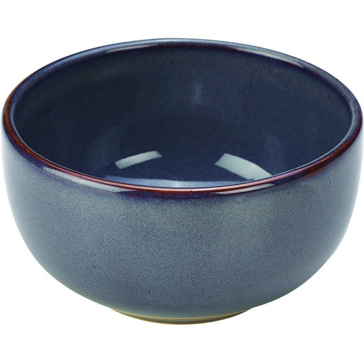 Terra Stoneware Rustic Blue Round Bowl 12.5cm