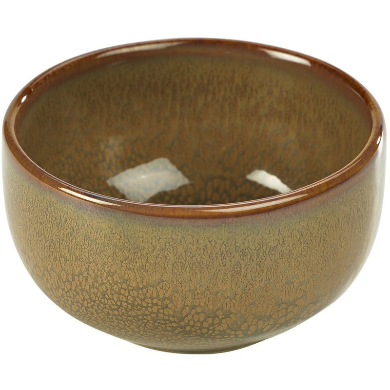 Terra Stoneware Rustic Brown Round Bowl 11.5cm