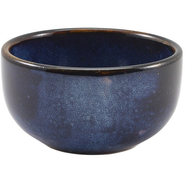 Terra Porcelain Aqua Blue Round Bowl 11.5cm