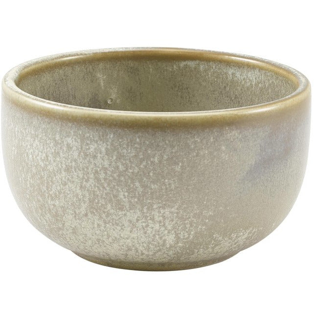 Terra Porcelain Matt Grey Round Bowl 12.5cm