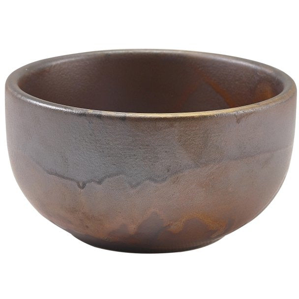 Terra Porcelain Rustic Copper Round Bowl 11.5cm