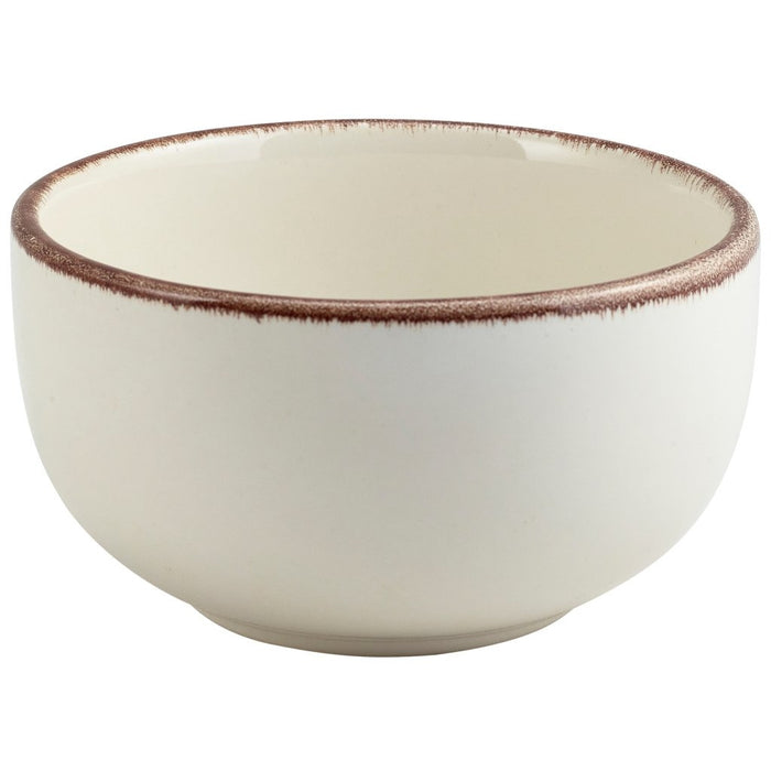 Terra Stoneware Sereno Brown Round Bowl 12.5cm