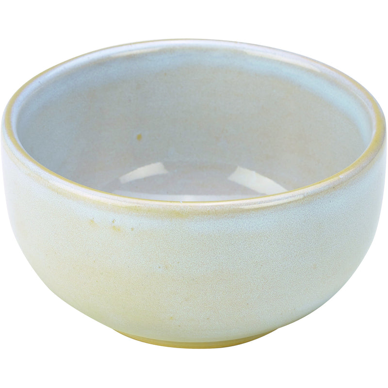 Terra Stoneware Rustic White Round Bowl 12.5cm