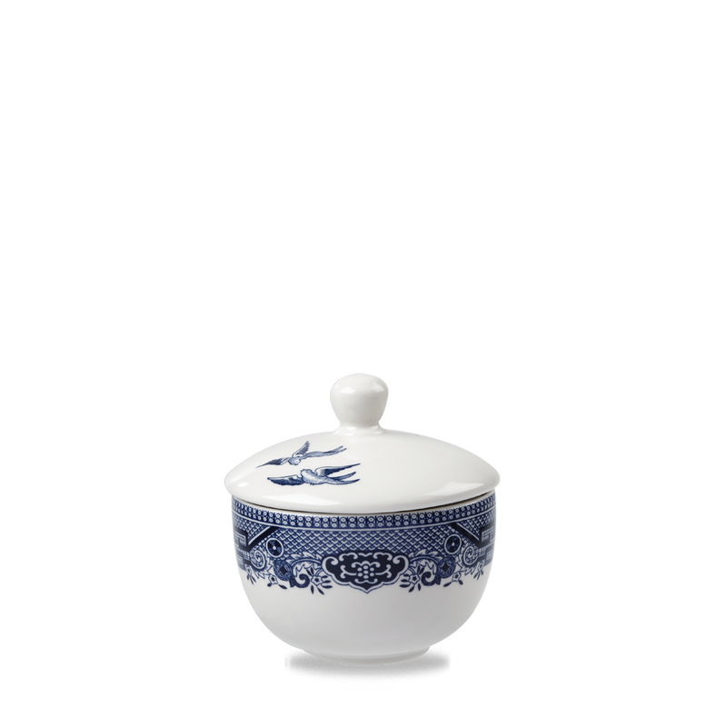 Blue Willow Sandringham Sugar Bowl  Box 12