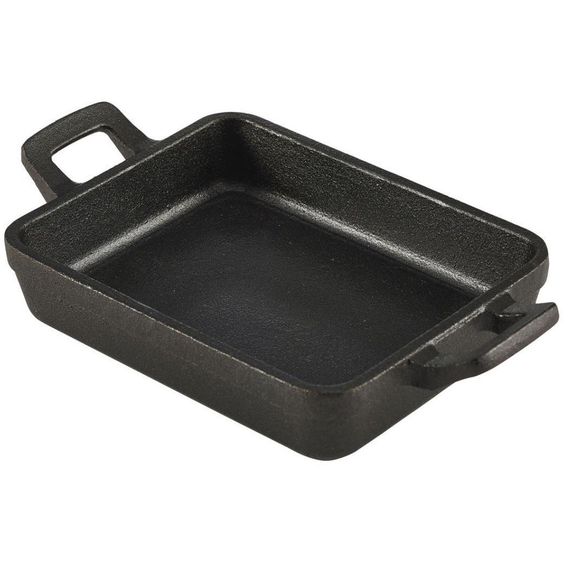 Mini Cast Iron Rectangular Dish 14x11x3cm