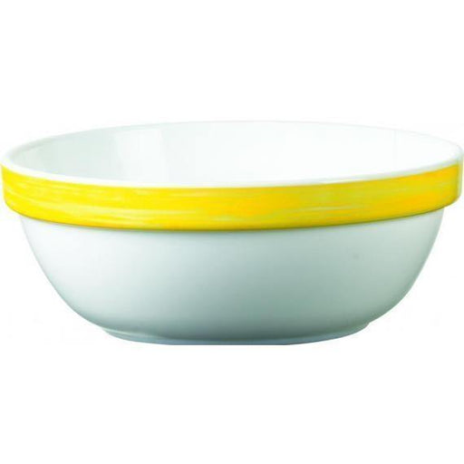 Arcoroc Brush Yellow Opal Dinnerware  Stackable Bowl(12cm)(4.7") (Box of 24) - Smashing Supplies