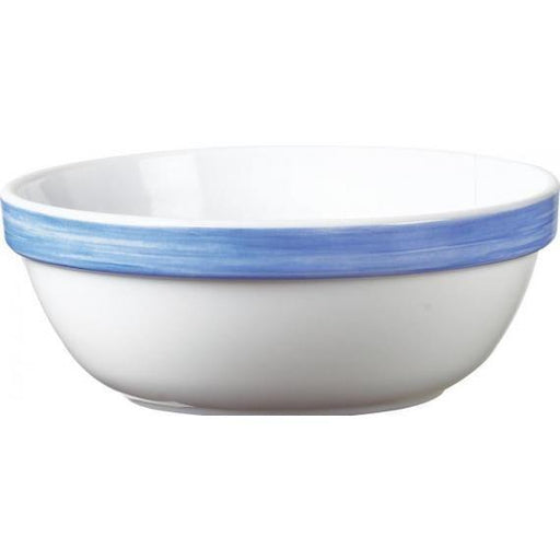 Arcoroc Brush Blue Opal Dinnerware  Blue Stackable Bowl(12cm)(4.7") (Box of 24) - Smashing Supplies