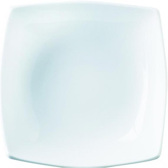 Arcoroc Delice Noir & Blanc Dinnerware Blanc Soup Plate (24.5cm) (9.6") (Pack of 24)
