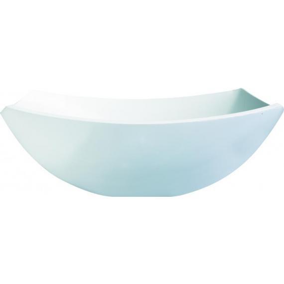Arcoroc Delice Noir & Blanc Dinnerware Blanc Large/Salad Bowl (24cm) (9.5") (Pack of 6)