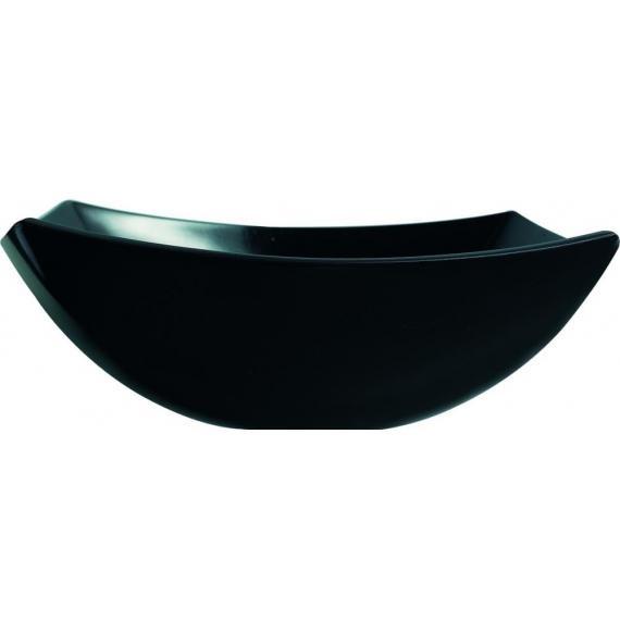 Arcoroc Delice Noir & Blanc Dinnerware Noir Cereal/Oatmeal Bowl (14cm) (5.5") (Pack of 24)