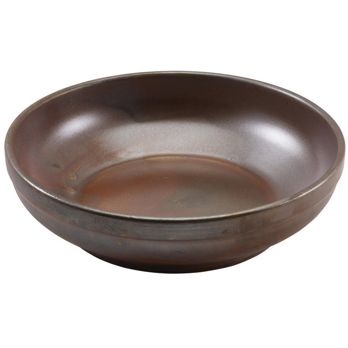 Terra Porcelain Rustic Copper Coupe Bowl 20cm