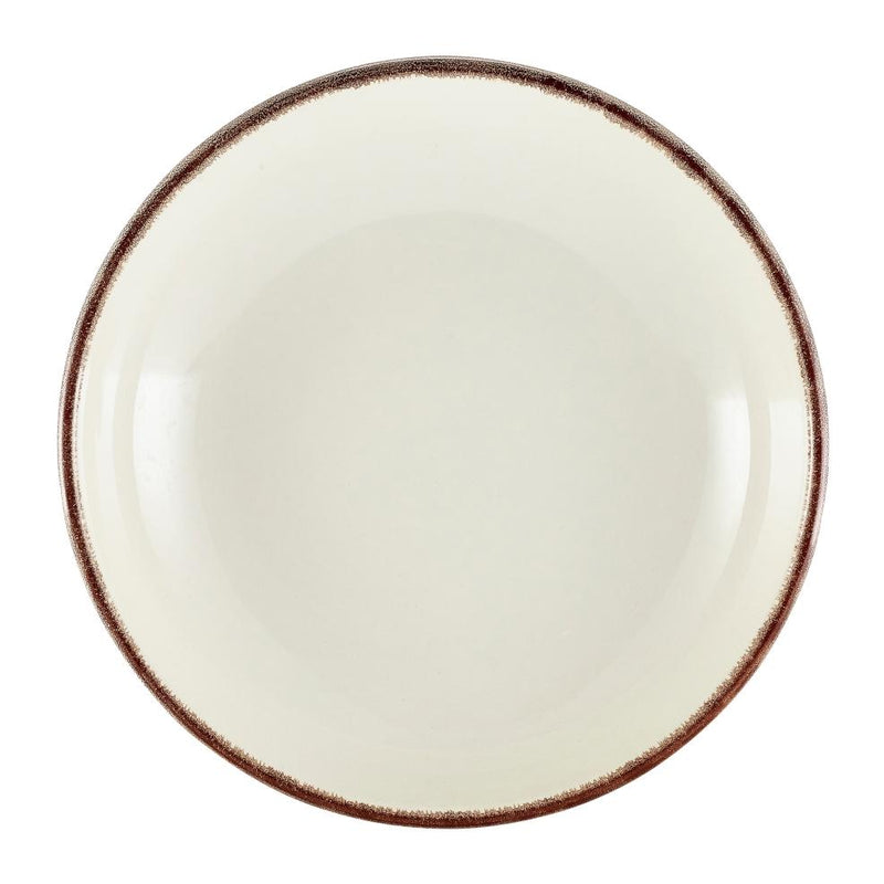 Terra Stoneware Sereno Brown Coupe Bowl 23cm