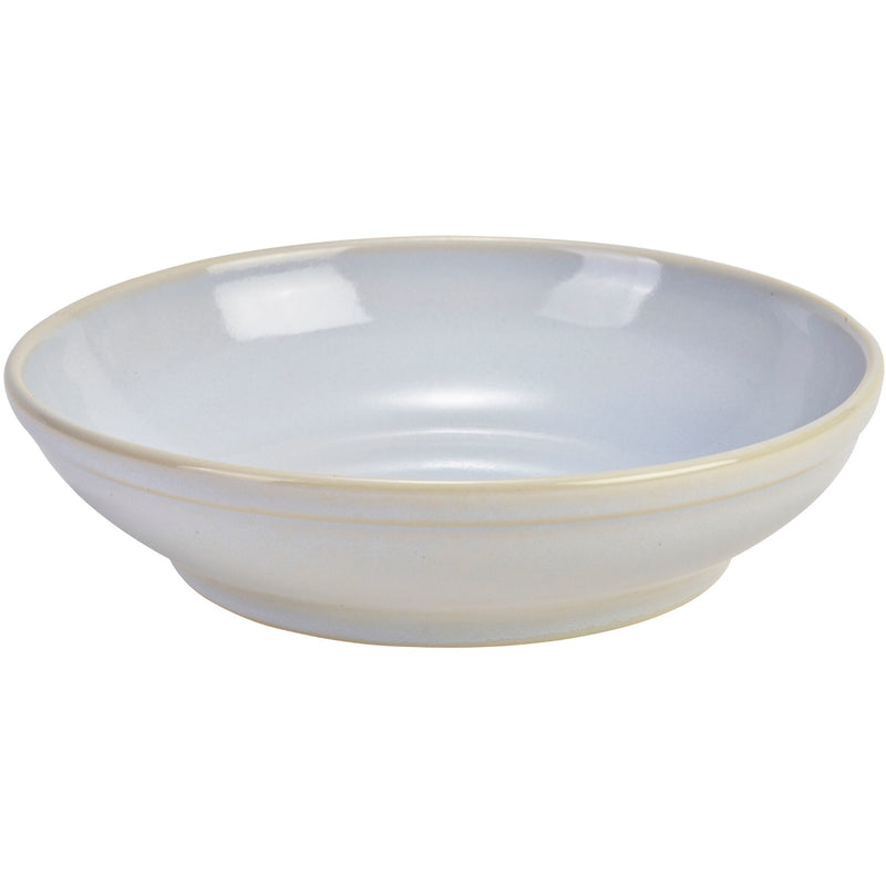 Terra Stoneware Rustic White Coupe Bowl 23cm