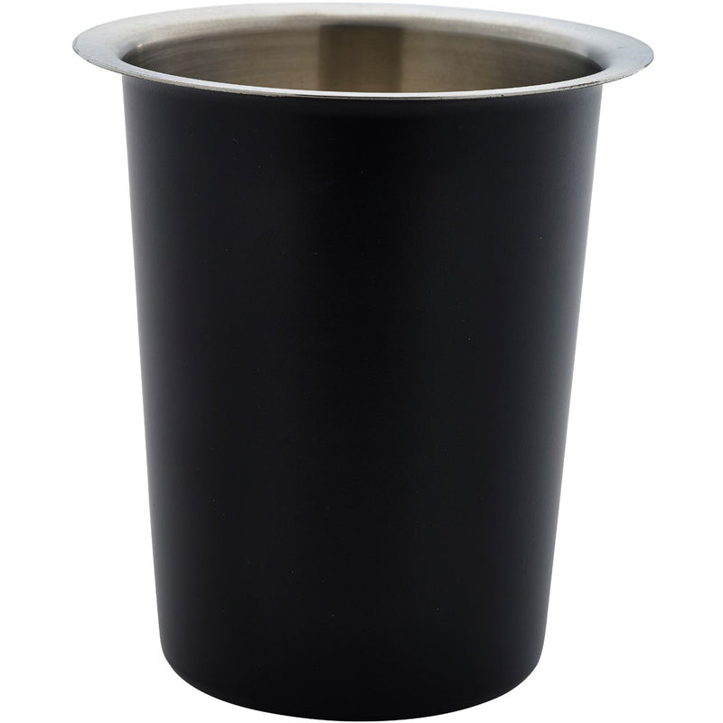 Stainless Steel Black Cutlery Cylinder